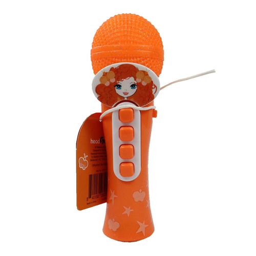 Emma Memma Sing Along Microphone Kids Toy - Orange 3y+ 