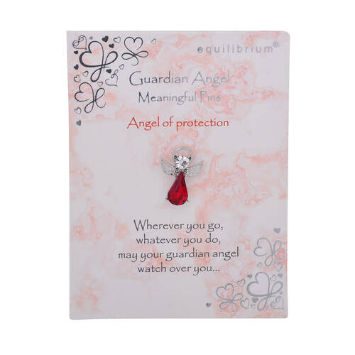 Gibson Gifts Equilibrium Guardian Angel Pin Protection Jewelry
