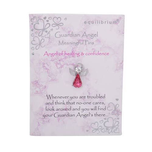Gibson Gifts Equilibrium Guardian Angel Pin Healing Jewelry