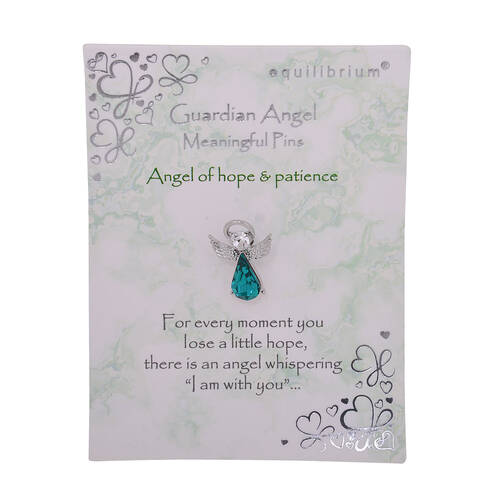 Gibson Gifts Equilibrium Angel Pin Hope & Patience Jewelry