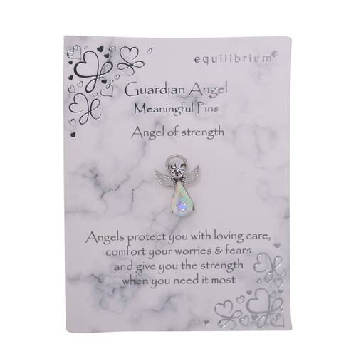 Gibson Gifts Equilibrium Angel Pin Strength Jewelry