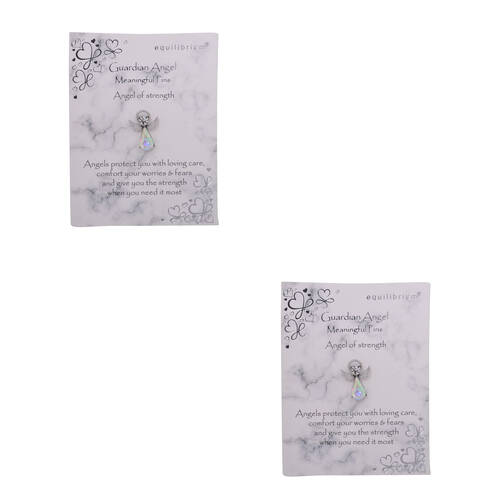 2PK Gibson Gifts Equilibrium Angel Pin Strength Jewelry