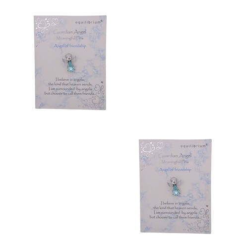 2PK Gibson Gifts Equilibrium Angel Pin Friendship Jewelry