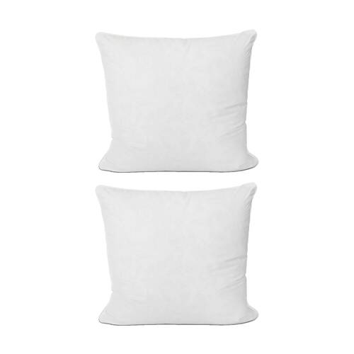 2PK The Lighthouse Washed Cotton European Pillowcase With Double Stitch White