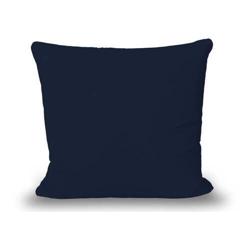 The Lighthouse Washed Cotton European Pillowcase With Double Stitch Navy