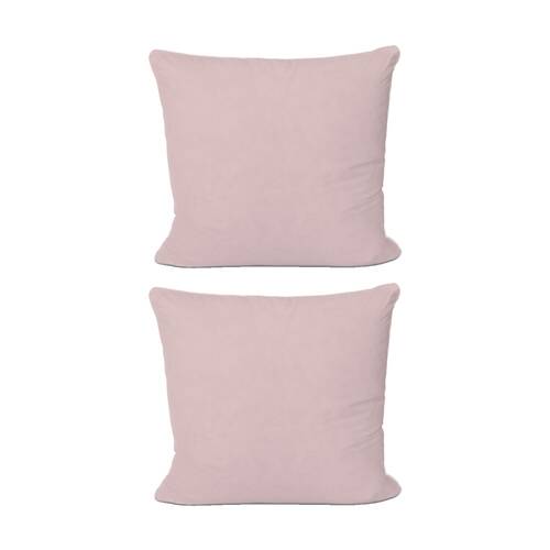 2PK The Lighthouse Washed Cotton European Pillowcase With Double Stitch Pink