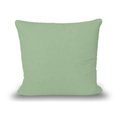 The Lighthouse Washed Cotton European Pillowcase With Double Stitch Sage Green