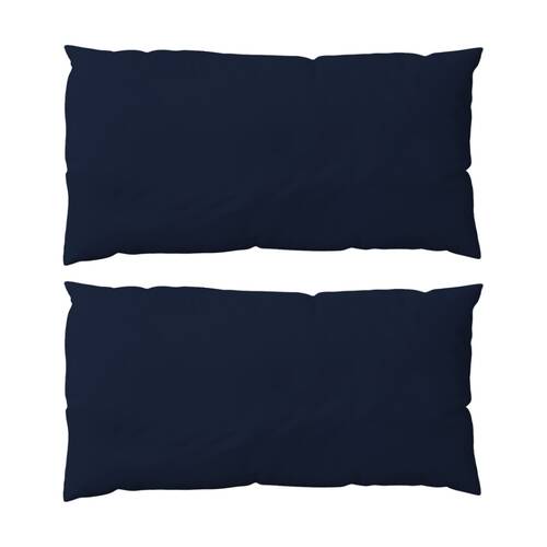 2PK The Lighthouse Washed Cotton King Pillowcase With Double Stitch Navy