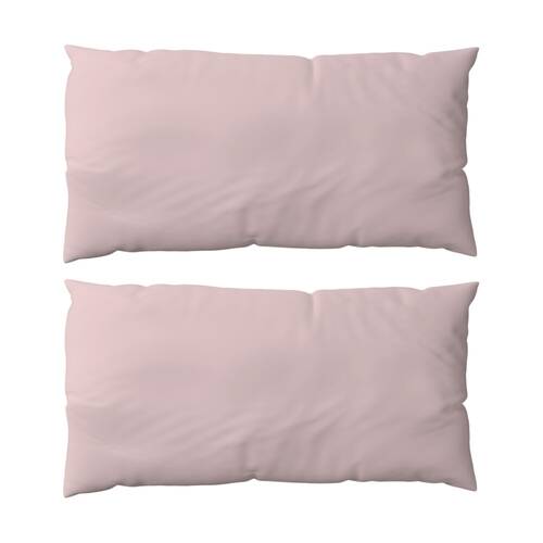 2PK The Lighthouse Washed Cotton King Pillowcase With Double Stitch Pink