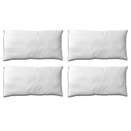 2x 2pc The Lighthouse Washed Cotton Standard Bedding Pillowcases White