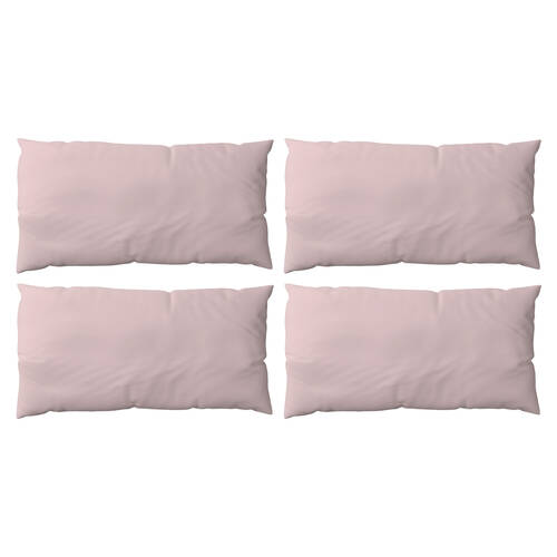 2x 2pc The Lighthouse Washed Cotton Standard Bedding Pillowcases Pink