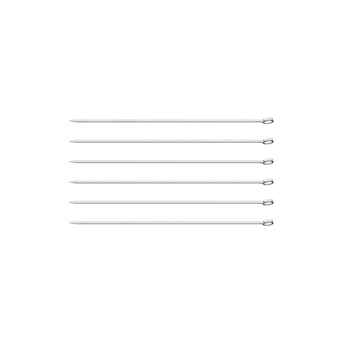 6pc Tramontina 20cm Stainless Steel Skewers Home/Kitchen BBQ Tool Set