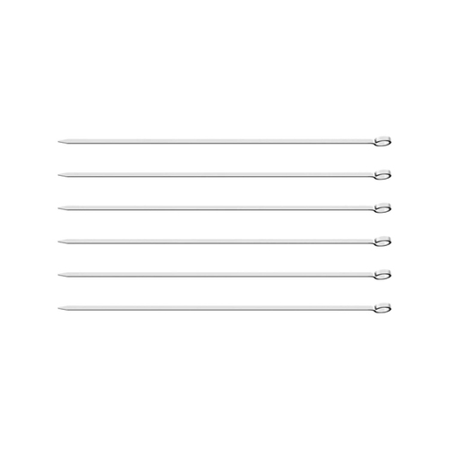 6pc Tramontina 30cm Stainless Steel Skewers Home/Kitchen BBQ Tool Set