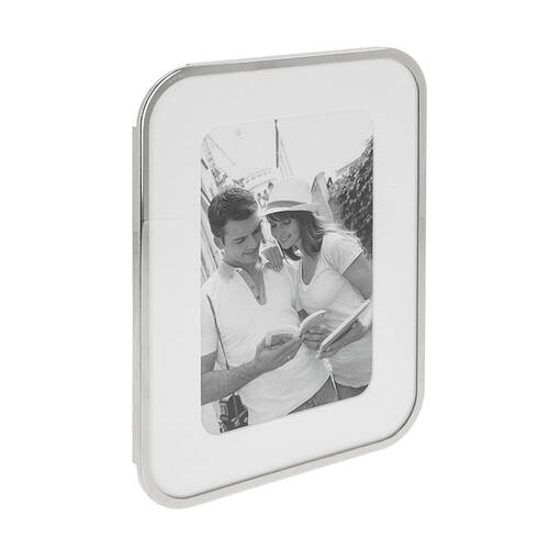 Gibson Gifts Silver Curve 4x6 Keepsake Memory Photo Frame Holder