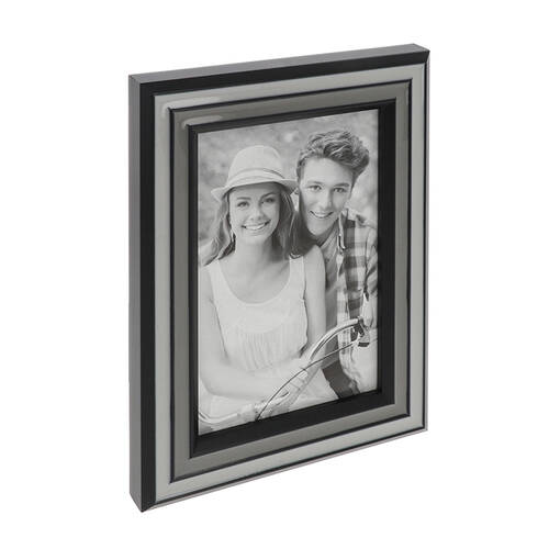 Gibson Gifts Grey Shades Epoxy 4x6 Keepsake Memory Photo Frame Holder