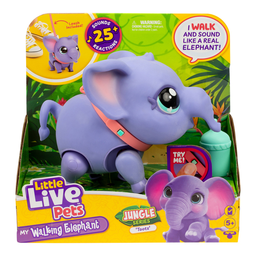 Little Live Pets My Pet Elephant Kids Interactive Squishy Toy 5+
