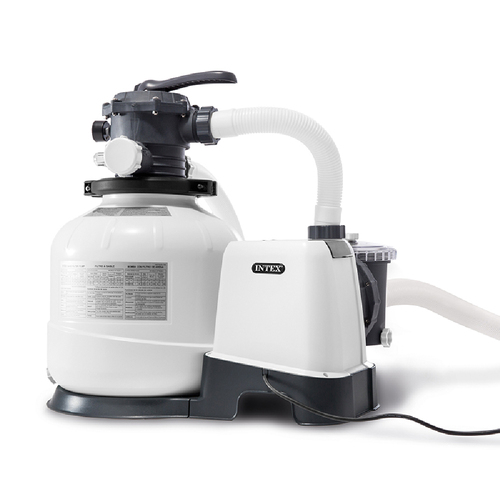 Intex SX2800 Pump & Sand Filter For Above Ground Swimming Pool White