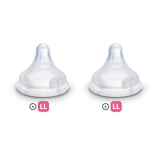 2pc Pigeon Peri Plus Wide Neck LL Nipple