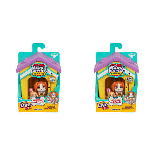 2PK Little Live Pets Mama Surprise Families S1 Mamas House Assorted 4y+