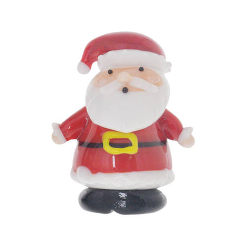 Gibson Gifts Artisan Glass Santa Christmas Decoration Ornament 20x38x44mm
