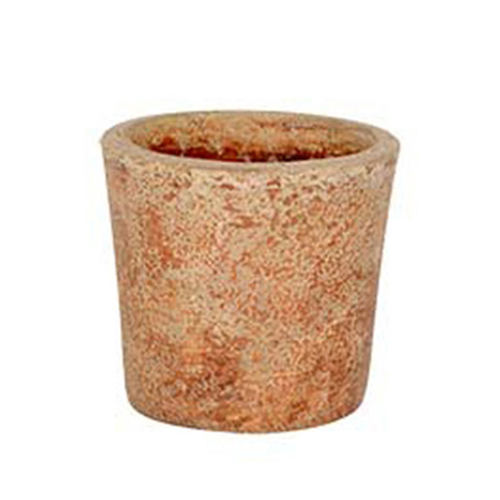 6pc Terracotta 17cm Pot Plant/Flower Container Aged Assorted