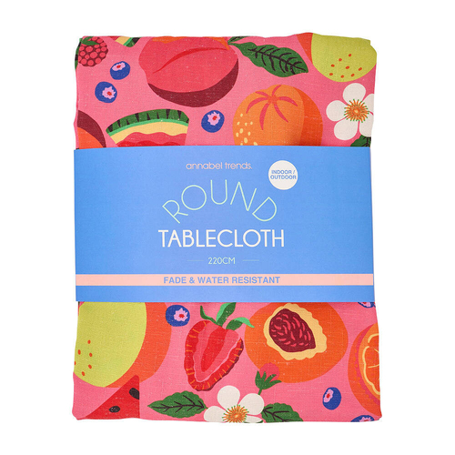 Annabel Trends  Round Tablecloth Table Cover Tropicana 220cm