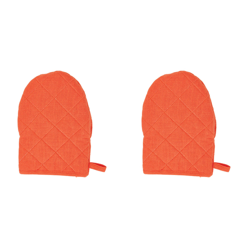 2PK Annabel Trends Kitchen Mini Oven Mitt 20x14cm Stonewashed