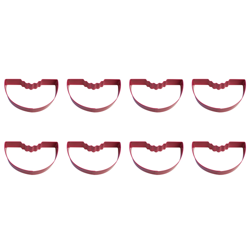 8PK R&M Watermelon Cookie Cutter Polyresin Coated Steel 10.8cm - Fuchsia