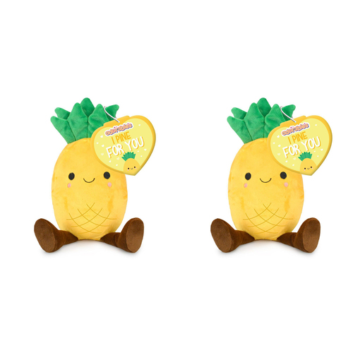 2PK Adorables 17cm Pineapple Stuffed Plush Kids/Children Soft Toy
