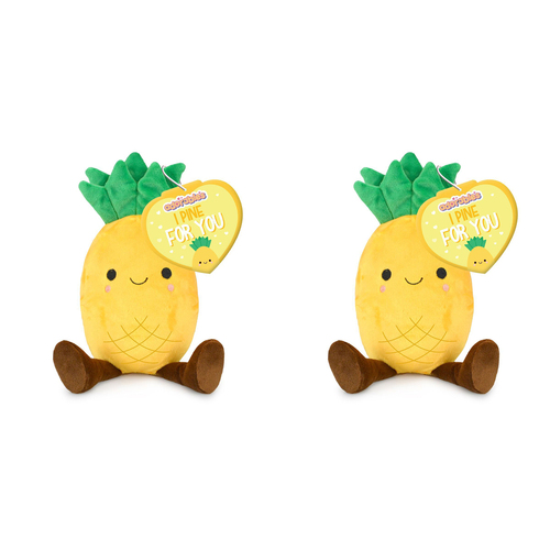 2PK Adorables 17cm Pineapple Stuffed Plush Kids/Children Soft Toy