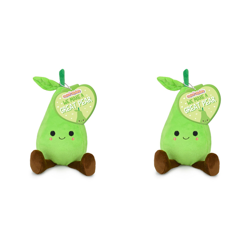 2PK Adorables 17cm Pear Stuffed Plush Kids/Children Soft Toy