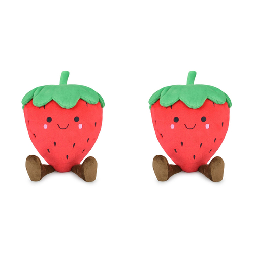 2PK Adorables 17cm Strawberry Stuffed Plush Kids/Children Soft Toy