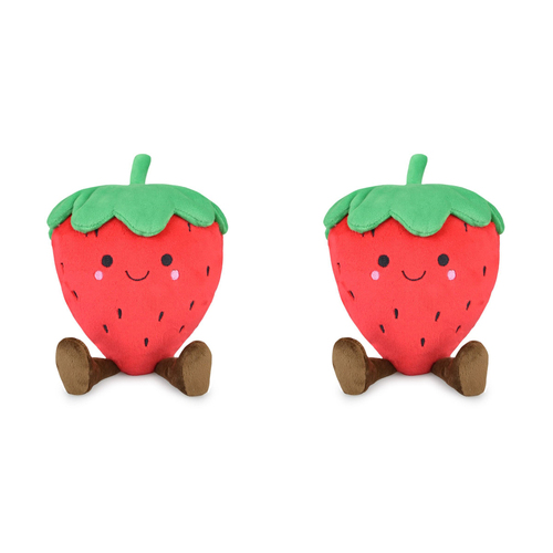 2PK Adorables 17cm Strawberry Stuffed Plush Kids/Children Soft Toy