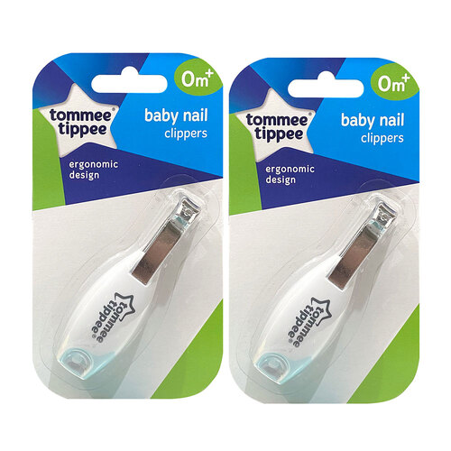 2PK Tommee Tippee Baby Nail Clippers 0m+