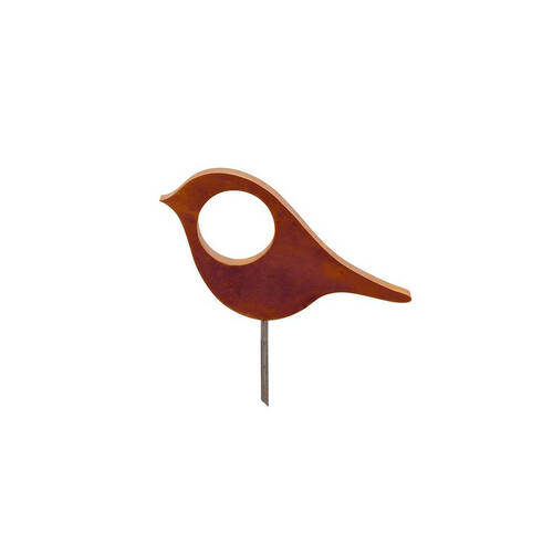 Steel Bird Sculpture Home/Garden Decor 60x42cm - Rust