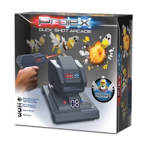 Projex Duck Shot Arcade Electronic Projector Moving Target Game w/3 Games