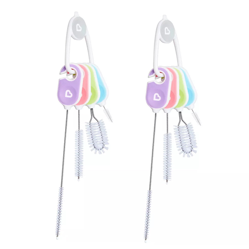 8pc Munchkin Details Baby Bottle Cleaning Brush Set