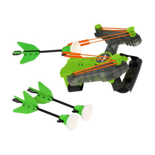 Zing Indoor Air Storm Wrist Bow Kids Toy w/ 3 Suction Cup Arrows