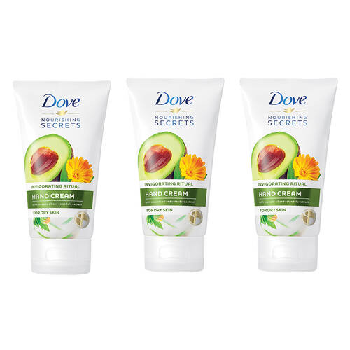 3x Dove Nourishing Secrets 75ml Hand Cream