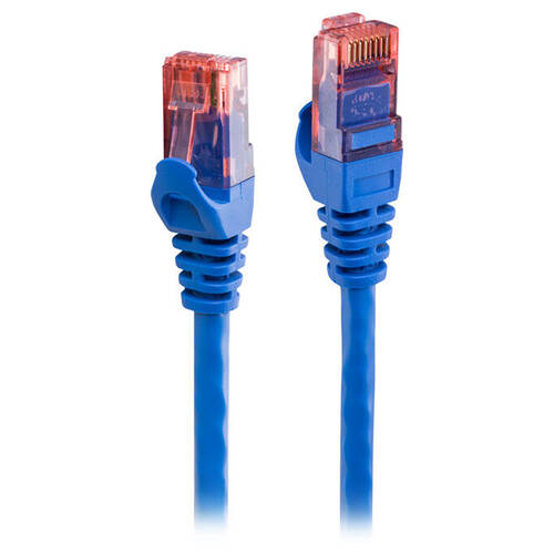 Pro2 CAT6A Patch Lead Cable Connector For Computer LAN/Network Blue 20M