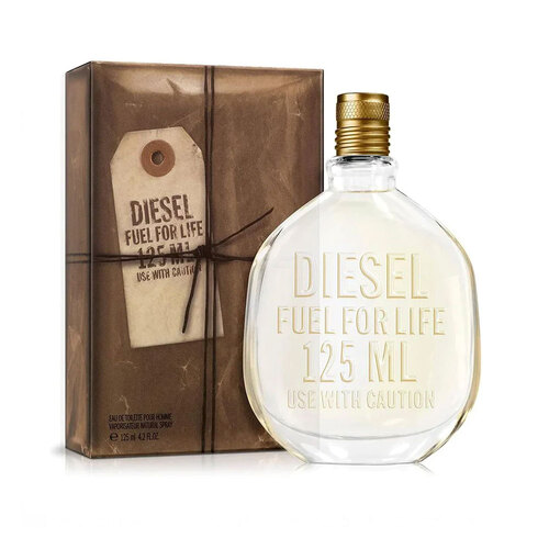 Diesel Fuel For Life 125ml Eau De Toilette Mens Clear Bottle