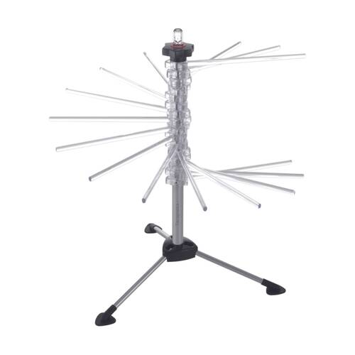 Marcato Pasta Drying Rack Tacapasta W/ 16 Rods & Up to 2kg Capacity Silver