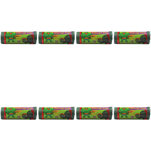 160pc Kwik Life 56L Garbage Bags Liner 80x70cm Green