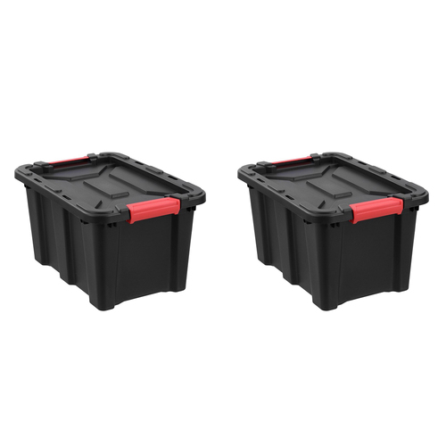 2x Boxsweden Eco Heavy Duty 25L/47cm Storage Box - Assorted