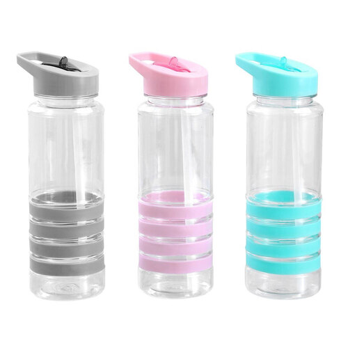 3PK Lemon & Lime 750ml Drink Bottle Soft Grip - Assorted