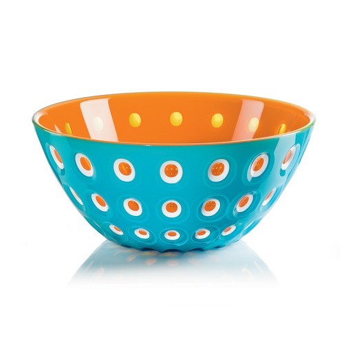 Guzzini Le Murrine 25cm Plastic Bowl Food Container - Blue/Orange