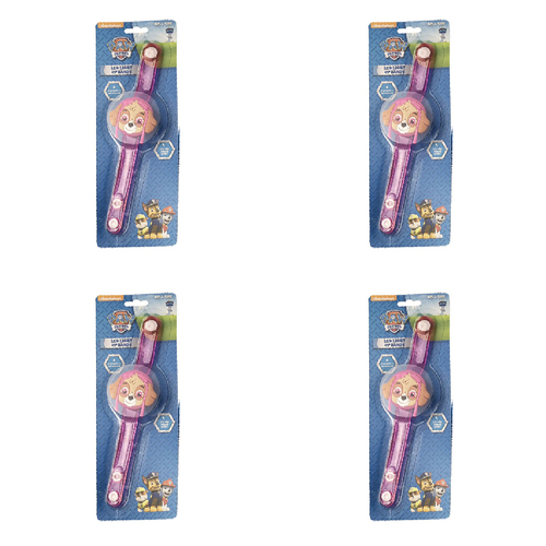 4PK Haven Paw Patrol Kids Light Up LED Bands Assorted 3y+