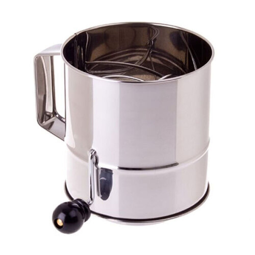 Appetito Stainless Steel 5 Cup Flour Sifter