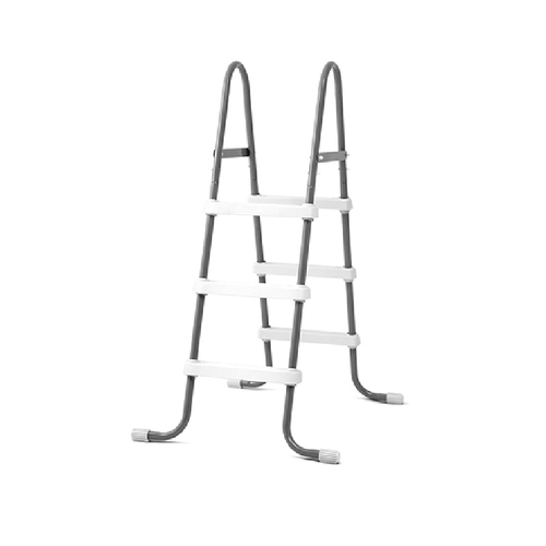 Intex 91cm Steel Ladder For Above Ground Swimming Pool - Grey