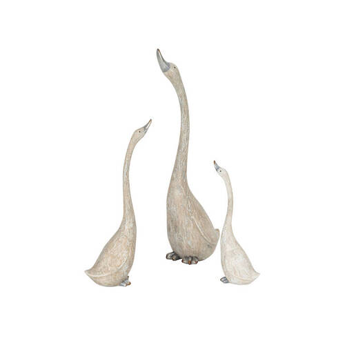 3pc A.FRESCO Resin Ducks Figurine Set Garden/Patio Decor
